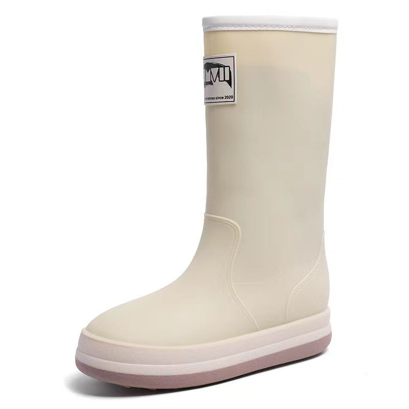 Fashion Rain Boots for Men and Women – High Waterproof Outdoor Wading Shoes - Image 3